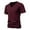 Wine, variant on Men's Summer V Neck T-Shirt Casual Short Sleeve Slim Fit Pullover Muscle Tee Shirts Sports Baseball Jersey Tops