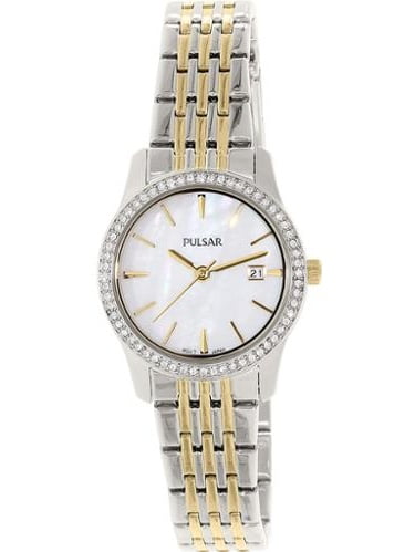 burberry check silver with black dial watch