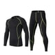 thumbnail image 1 of Ropa interior térmica para hombre, ropa interior funcional, ropa interior de esquí, invierno, negro-L, 1 of 6