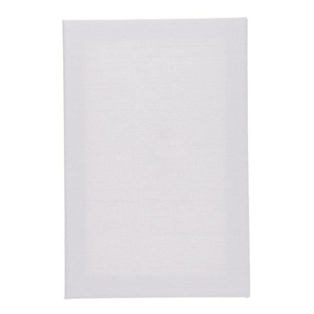 Seitruly Marco de madera blanco del tablero de la lona en blanco para la pintura acrílica del aceite cartulina 20x30x1.6 cm