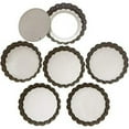thumbnail image 1 of Webake 4 Inch Mini Tart Pan Set of 6, Non-Stick Quiche Pan Removable Bottom Mini Tart Tins, 1 of 10