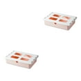 thumbnail image 4 of Cajón de almacenamiento oculto Wosthever caja organizadora duradera y elegante escritorio que ahorra espacio rosa 33*23.5*8.5 cm 2Conjunto, 4 of 6
