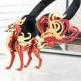 thumbnail image 2 of 3D Metal Puzzle Mythical Beasts Model Kit, 85PCS 3D Assembly Mechanical Nine-Tailed Fox Building Kit, Unique Desk Creative Art Decorations Gift for Adults, 2 of 3