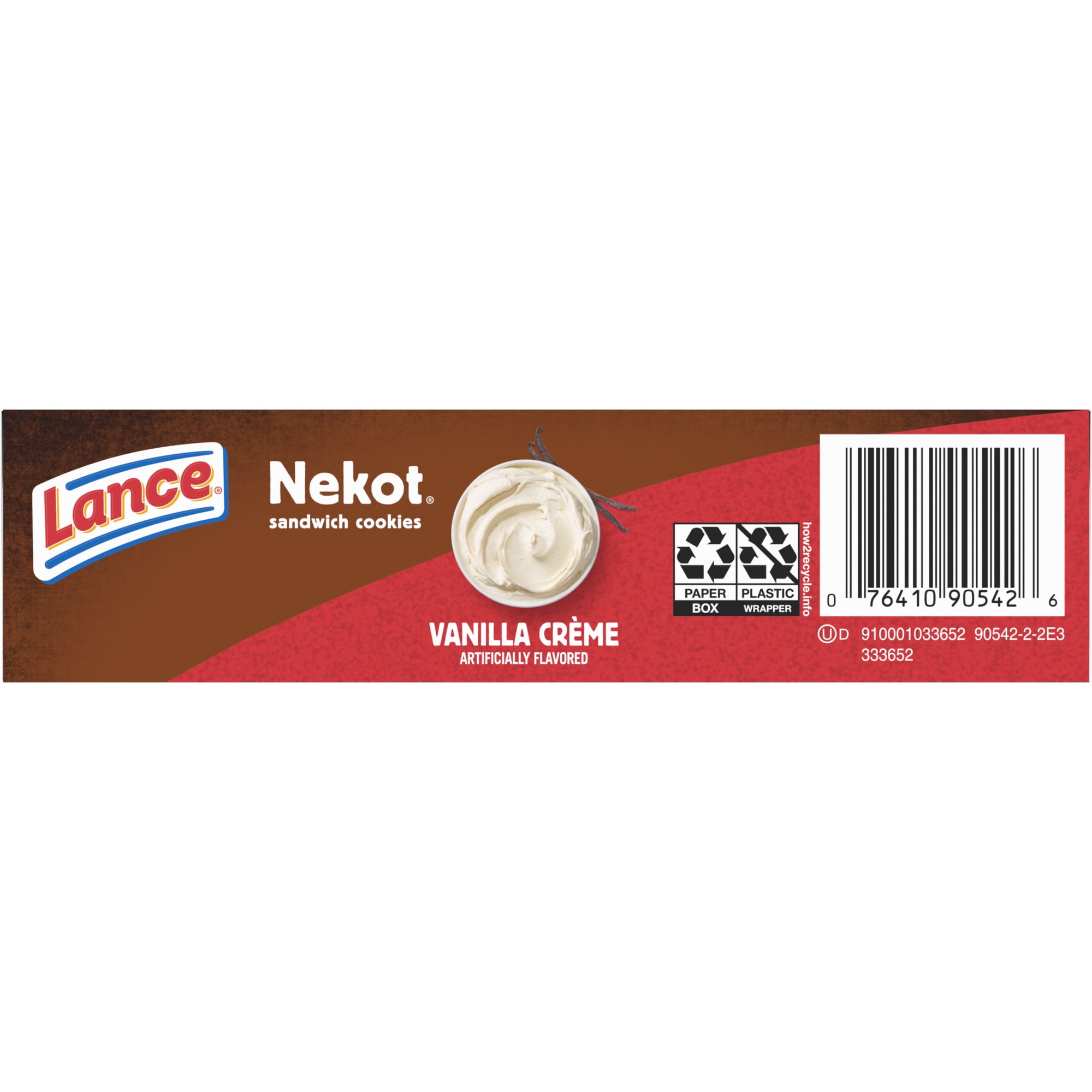 Lance Nekot Vanilla 8pk | Fresh cookies for catering - Walmart