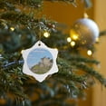thumbnail image 7 of 3drose, Scotland, Edinburgh, Edinburgh Castle - Eu36 Cmi0156 - Cindy Miller Hopkins, 3 inch Snowflake Porcelain Ornament, 7 of 7