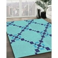 thumbnail image 2 of Ahgly Company Indoor Rectangle Patterned Blue Ivy Blue Area Rugs, 8' x 10', 2 of 6