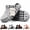 Grey, variant on Men's Walk with Arch Support | Lightweight EVA 3D Performance Cloud Clogs with Soft Nubs Massage Sole, Non-Slip Waterproof Summer Sandals