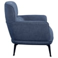 thumbnail image 6 of Fitzgerald Blue Accent Chair with Metal Leg, 6 of 7