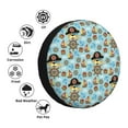 thumbnail image 4 of Fuzoiu funny pirate Print Universal Spare Tire Cover with Buckle Strap, Waterproof Wheel Covers for Jeep, Trailer, RV, Truck and All Car-14 inch, 4 of 6
