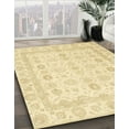 thumbnail image 3 of Ahgly Company Machine Washable Indoor Square Abstract Sun Yellow Area Rugs, 7' Square, 3 of 7