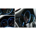 thumbnail image 4 of 3pc Glossy Blue Dashboard Gauge Surrrounding Ring Decoration Trim Kit For 2014-2022 Porsche Macan, 4 of 9