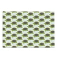 thumbnail image 1 of Floral Cutting Board, Hand Drawn Sketch Sunflowers with Vibrant Fresh Spring Leaves, Decorative Tempered Glass Cutting and Serving Board, Large Size, Apple Green Dark Taupe, by Ambesonne, 1 of 1