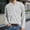 White, variant on CHENHANN Mens Tee Shirts Long Sleeve Corduroy Button Down Crewneck Henley T-Shirt Basic Blue Button Shirt Mens Fashion Clothing