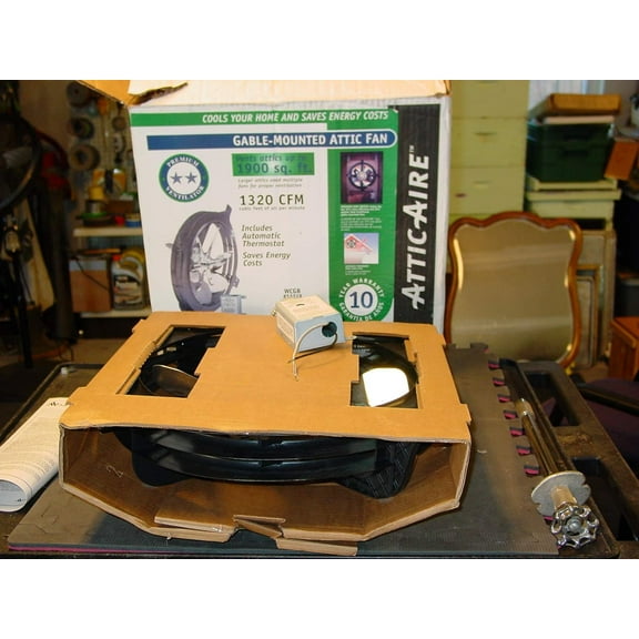 Air Vent Mount Power INC. 53319 Gable Attic Ventilator