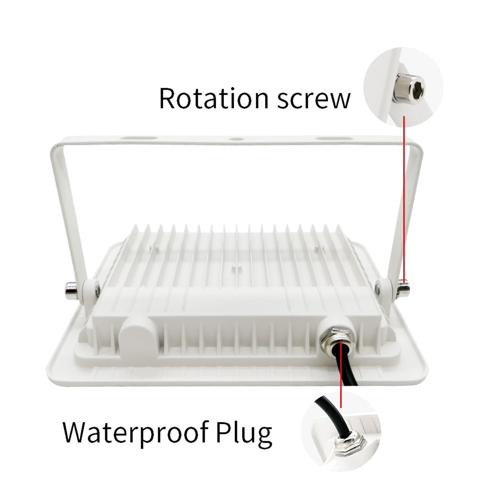 LED Flood Light 30W 50W 100W Outdoor Floodlight Waterproof Led Spotlight For Garden Wall Street Light - Wide Angle Beam