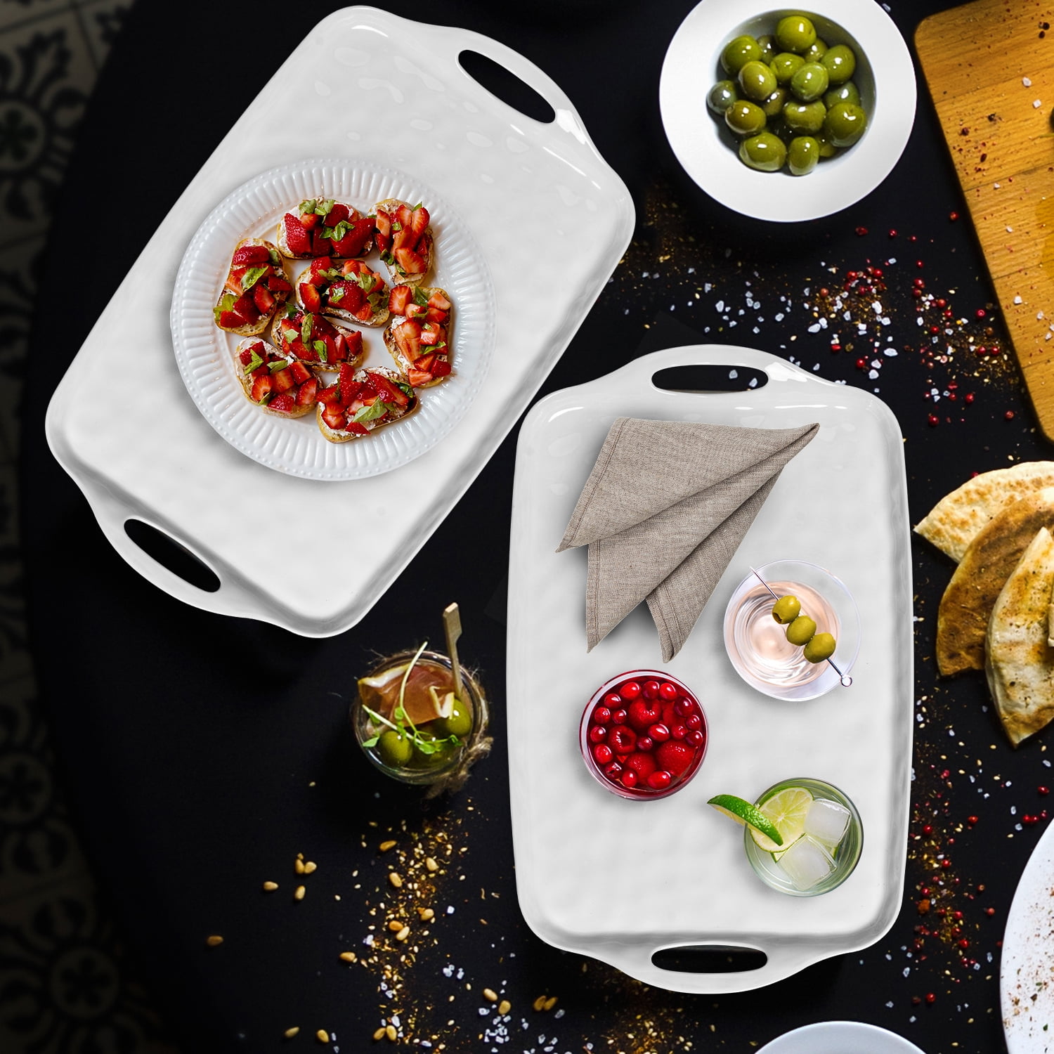 Melamine serving trays deals