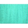 thumbnail image 1 of Ahgly Company Indoor Rectangle Abstract Turquoise Blue Contemporary Area Rugs, 7' x 10', 1 of 4