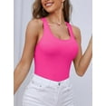thumbnail image 5 of Charmo Camisole pour Femmes en Coton Extensible, Dos Nageur, Débardeur avec Soutien-Gorge Intégré, sous-Vêtement Cami, 5 of 5