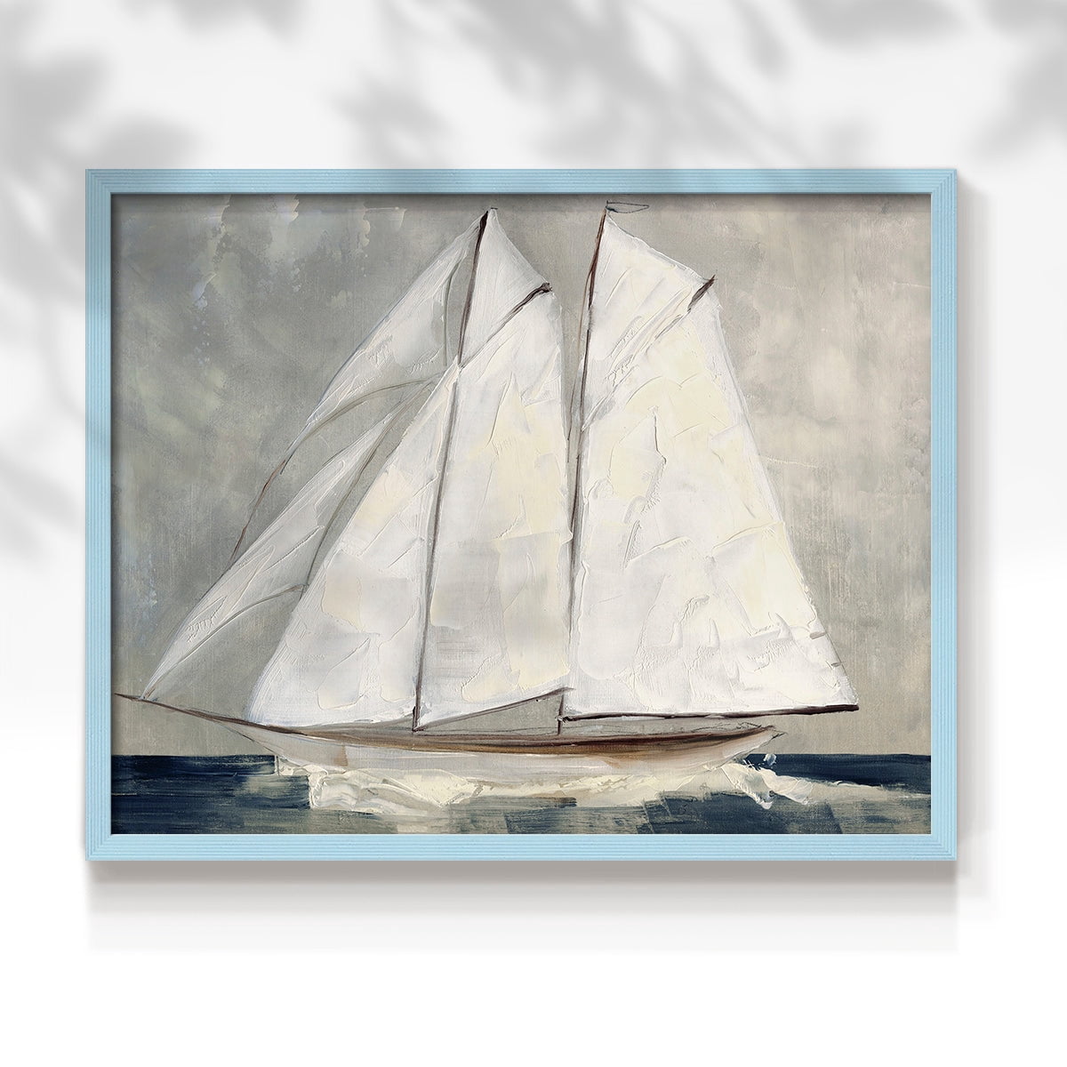 Setting Sail by Sally Swatland - Restickable Framed Giclée Print