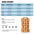 thumbnail image 5 of Yiaed Hot Chili Print Men's Singlet Vests Summer Running Muscle Tank Tops Gym Undershirt Round Neck Sleeveless for man, 5 of 5