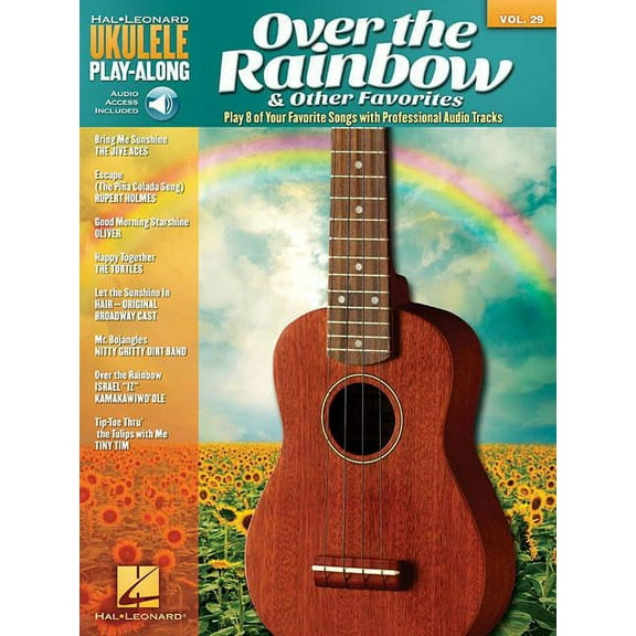 Over the Rainbow & Other Favorites: Ukulele Play-Along Volume 29 (Paperback)