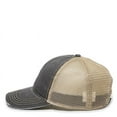 thumbnail image 5 of Outdoor Cap OC801 Pigment Dyed Cotton Twill Front Panels-Black/Tea Stain, 5 of 8