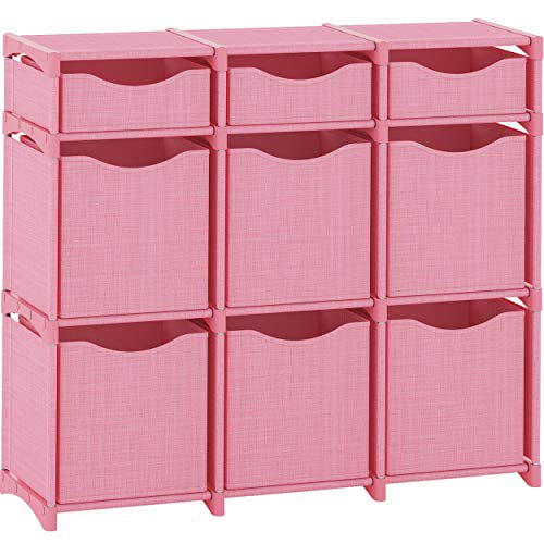 NEATERIZE 9 Cube Organizer Set of Storage Cubes Included DIY Cubby