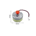 thumbnail image 2 of 26-27 Replacement Gear Transmission Motor For 1c / 1s S5 S5 Max S6 Pure S6 Maxv Vacuum Cleaner Laser, 2 of 5