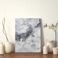 thumbnail image 4 of Decor Canvas Prints Framed Art Wall,Marble Texture Of White And Gray Color SchemeDecor Canvas Abstract Painting Art for Home Decor, Living Room, Office-16x24 Inches, 4 of 4