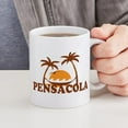 thumbnail image 6 of CafePress - Pensacola Beach Palm Trees Design. Mug - 11 oz Ceramic Mug - Novelty Coffee Tea Cup, 6 of 6