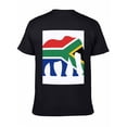 thumbnail image 5 of T-shirt Colorful Eleph  Soft Cotton Adult Heat-Transfer Graphic T-Shirt - 180g Breathable Fabric, Unisex Summer Casual Wear with Durable Heat-Printed Design, 5 of 9