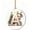 A, variant on AZXY Christmas Decorations Reindeer Monogram Hanging Ornament, Double‑Sided Acrylic Tree Pendant, Stocking Stuffer Holiday Gift Ornament for Christmas Tree Mantel Wall