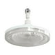 thumbnail image 2 of Ventilador, ventilador de techo, ventilador de escritorio, ventilador portátil E27 espirales de cristal ventilador luz lámpara de araña integrado control remoto inteligente luz de cristal hogar dormit, 2 of 9