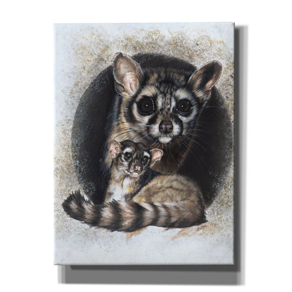 Epic Graffiti 'Night Hunter' by Barbara Keith, Canvas Wall Art, 12"x16"