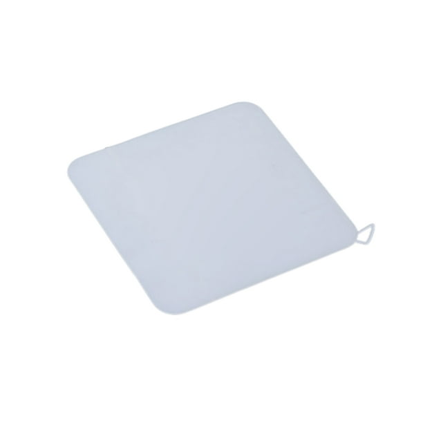 Cubierta de drenaje de suelo, tapas de sellado a prueba de insectos de silicona, superficie lisa, almohadilla desodorante antiolor, colador de Juegos de accesorios de baño Transparente 15*15cm sweethay HA073469-01