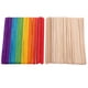 thumbnail image 3 of 200 palitos de madera jumbo de colores para manualidades, palitos de helado de colores, palitos para manualidades, proyectos de arte para el hogar, suministros de arte para el aula, colores surtidos, 3 of 7