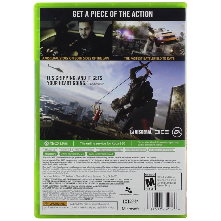 Battlefield Hardline - XBOX 360 - Walmart.com