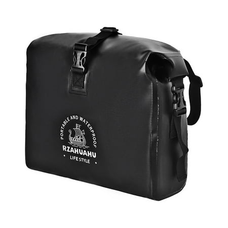 RZAHUAHU Handlebar Bag Waterproof PVC Handlebar Bag for Electric Bike Scooter