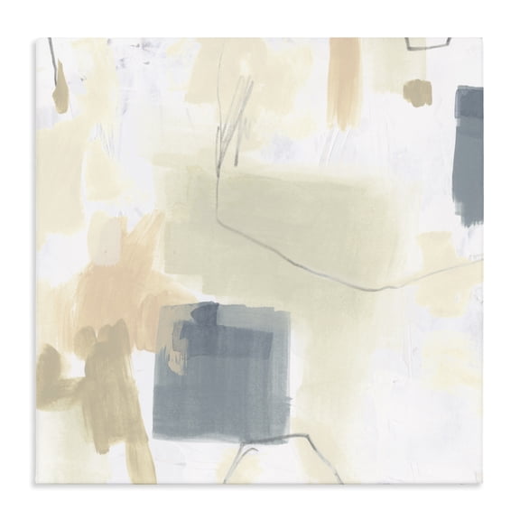 Stupell Industries Minimal Plaster Line Canvas Wall Art, design by June Erica Vess