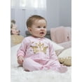 thumbnail image 3 of Gerber Baby Girl Zip Front Sleep N Play Pajamas, 2-Pack, 3 of 6