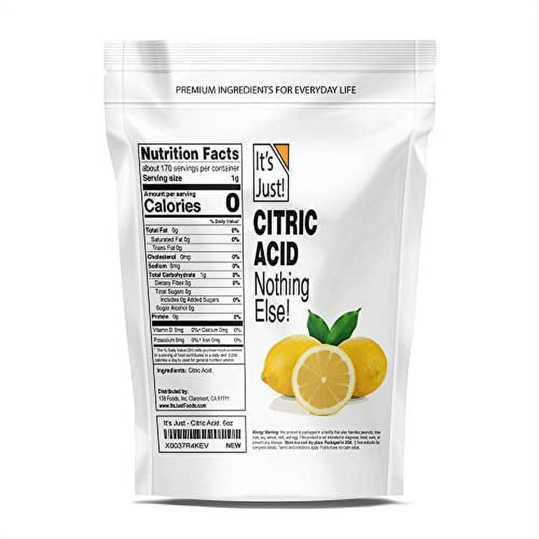 Citric Acid - Food Grade (Bath Bomb) – Sheer Treasures Company LLC.