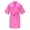Rose Red, variant on QUDDERR 2-14T Little Boys Girls Silk Bathrobe for Toddler Kids Stain Robe Spring Summer Pajamas Unisex V-Neck Cardigan Night-Robe Sleepwear for Teen