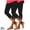 Black#2, variant on Drovellove Women's Plus Size High Waisted Capri Joggers – Slim Fit Yoga Pants for Workout & Casual Wear