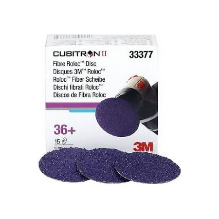 UPC: 0051131333796 | Cubitron II 33379 786C Series Fiber Disc  2 in Dia  60+ Grit  25000 rpm  Purple