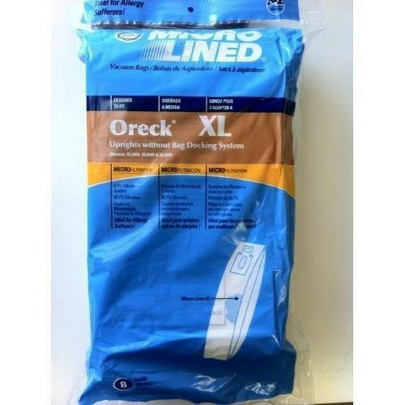 DVC 471631 Compatible with Oreck Xl Paper Bag Microlined (8 Pack) New