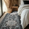 thumbnail image 1 of Area Rugs for Entryway x Lightweight Machine Washable Rug Vintage Area Rugs for Bedroom Neutral Bathroom Mat Indoor Carpet for Playroom Office Living Room(Grey xft), 1 of 6