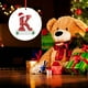 thumbnail image 5 of Adornos colgantes para árboles de Navidad - Alfabeto inicial con gorro de Navidad (K) Tmvgtek Para estrenar, 5 of 8