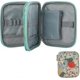 thumbnail image 1 of Crochet Hook Case Empty Zipper Bags Organizer Portable Travel Crochet Storage Bag with Web Pocket and Crochet Holder, 1 of 4