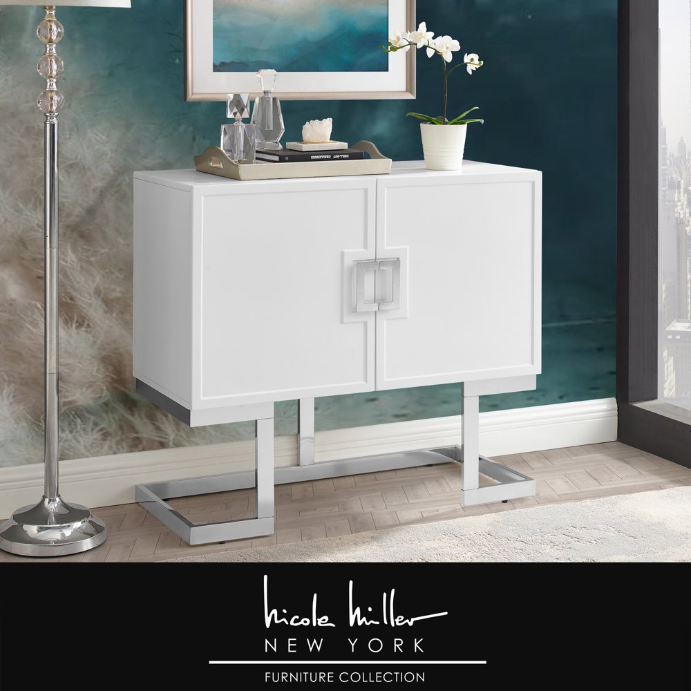 Nicole Miller Miliani Accent Hight Gloss Lacquer Finish