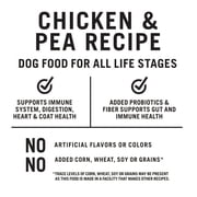 Pure Balance Grain-Free Chicken & Pea Recipe Dry Dog Food, 11 lbs